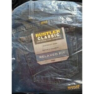 Rustler Men's 38x29 Relaxed Fit Jeans New with tags/original packaging